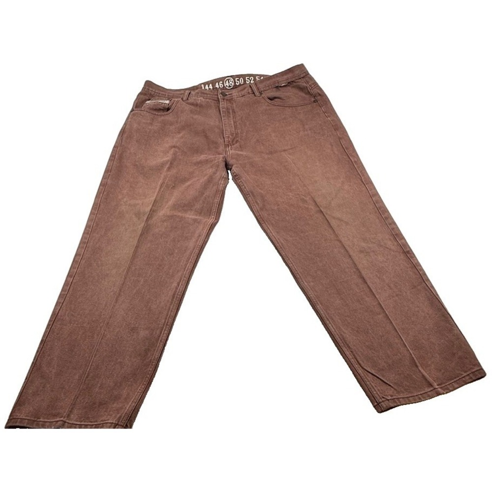 AKDMKS Denim Jeans Brown Men's Size 46 (tag 48x32) Read